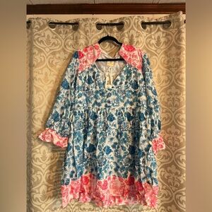 Simply Southern Pink and Blue Dress